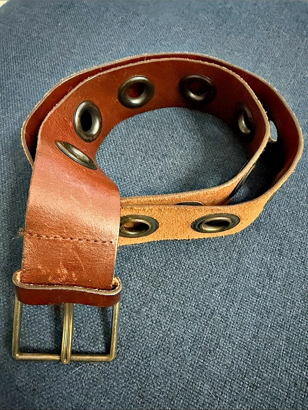 Brown Grommet Belt